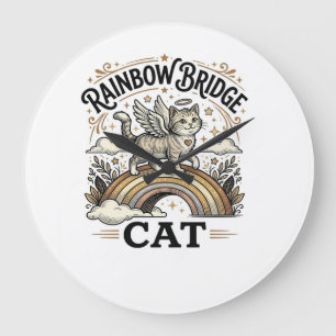 Grande Horloge Ronde Pont Arc-en-ciel Chat Chat Mémorial Pont Arc-en-ci