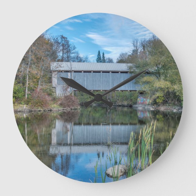 Grande Horloge Ronde Pont couvert Milby (Recto)