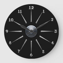 Grande Horloge Ronde Post Industrial
