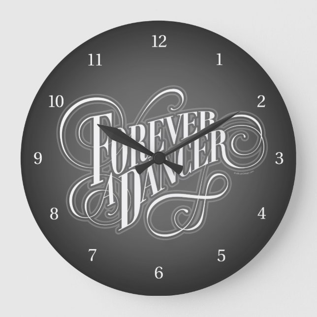 Grande Horloge Ronde Pour Toujours Une Danse (Recto)