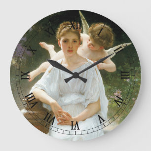 Grande Horloge Ronde Premières Rêveries, Douce Pensée d'Amour par Bougu