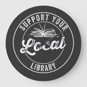 Grande Horloge Ronde prendre en charge votre bibliothèque locale