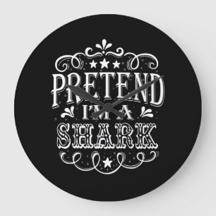 Grande Horloge Ronde Pretend Poison de Shark