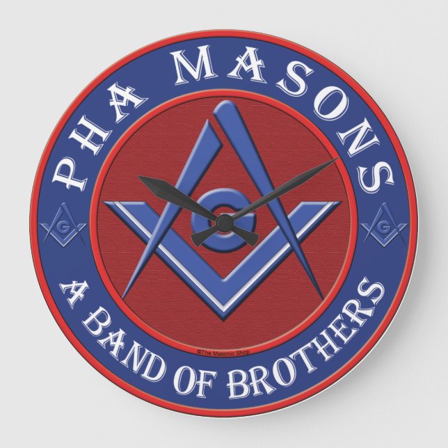 Grande Horloge Ronde Prince Hall Masons (Recto)