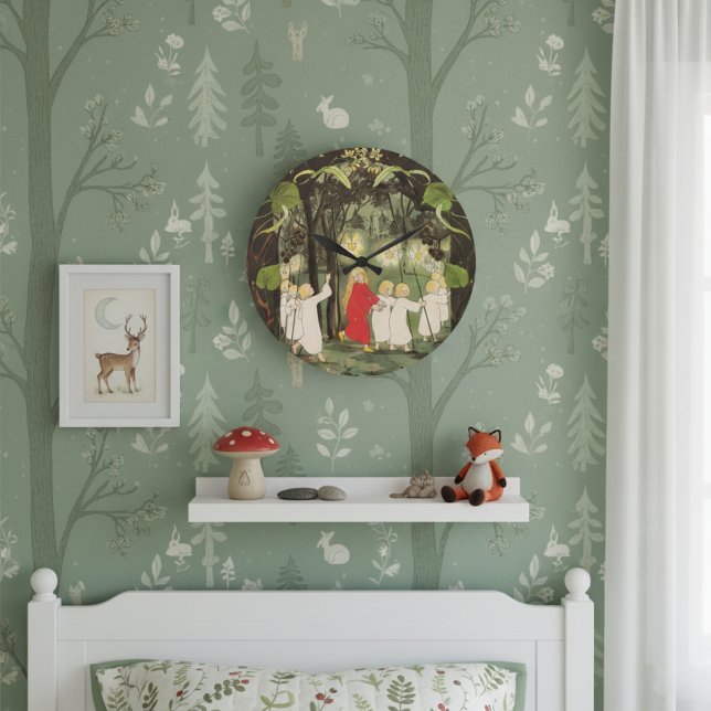 Grande Horloge Ronde Princesse dans la forêt Sibylle Von Olfers (Créateur téléchargé)