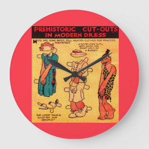 Grande Horloge Ronde princesse Wootietoot de poupée de papier de