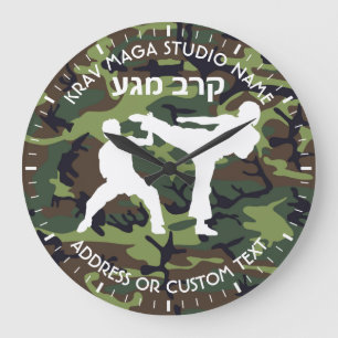 Grande Horloge Ronde Propriétaire du studio de Krav Maga