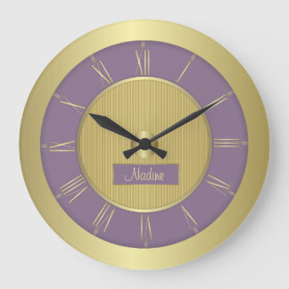 Grande Horloge Ronde Purple grape