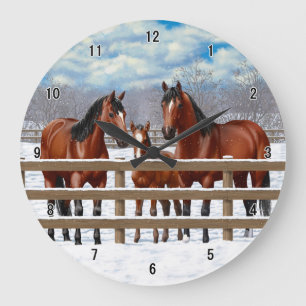 Grande Horloge Ronde Quai de Bay Horses