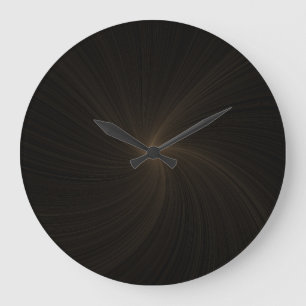 Grande Horloge Ronde Quasar de cuivre