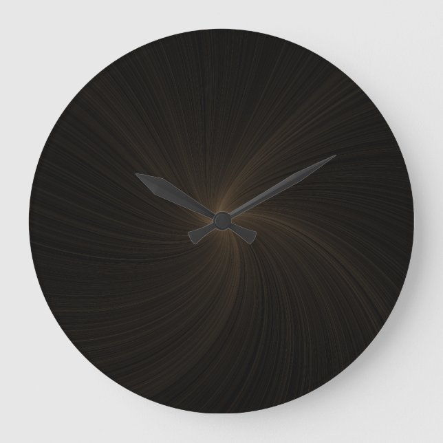 Grande Horloge Ronde Quasar de cuivre (Recto)