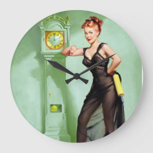 Grande Horloge Ronde Quelle heure est-il ? Pin