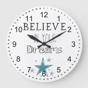 Grande Horloge Ronde Quelquechose en Your Dreams