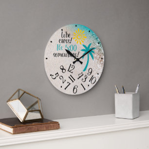 Grande Horloge Ronde Qui s'en soucie