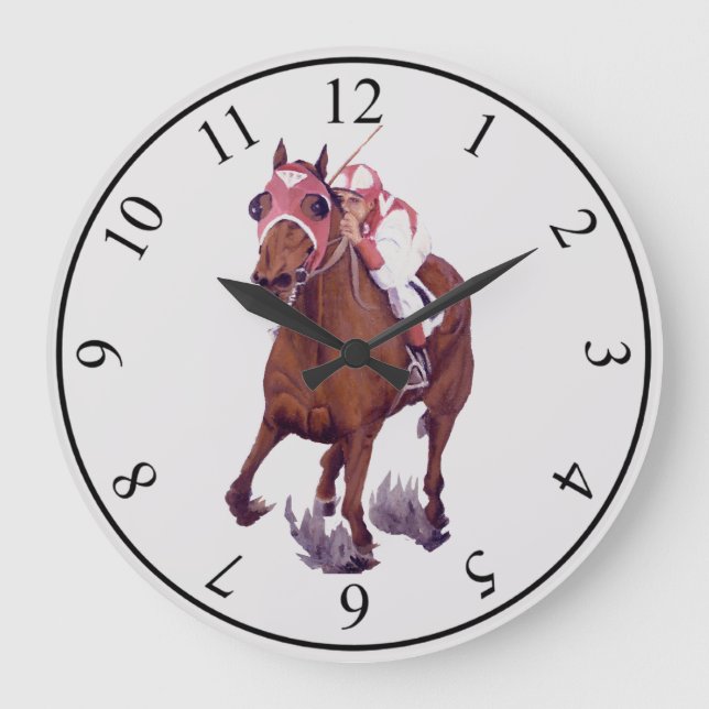 Grande Horloge Ronde Racing Thoroughbred est le gagnant (Recto)