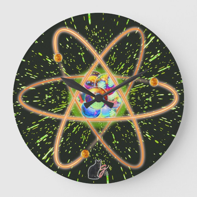 Grande Horloge Ronde Radical atomique (Recto)
