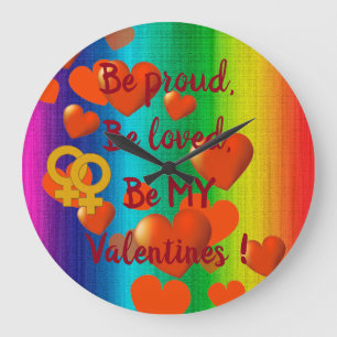 Grande Horloge Ronde Rainbow Love Women