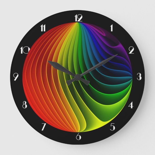 Grande Horloge Ronde Rainbow Twist (Recto)