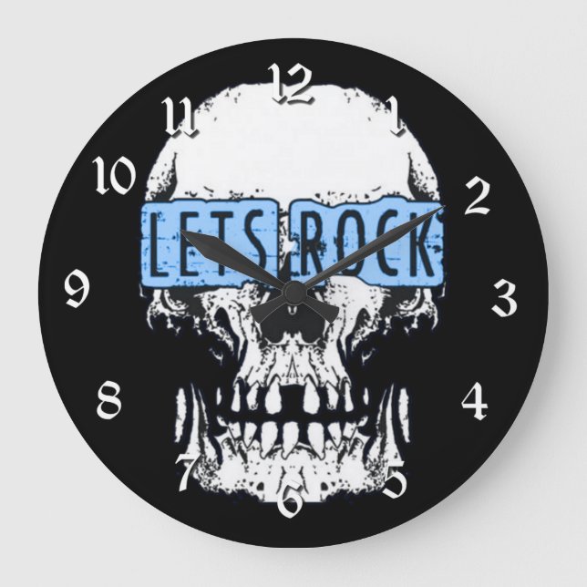 Grande Horloge Ronde Rappelons le crâne rond (Recto)