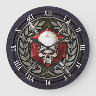 Grande Horloge Ronde ReaperCon 2019 - Logo de Wall Clock