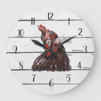 Red Rooster French Country Shiplap Décor Ferme
