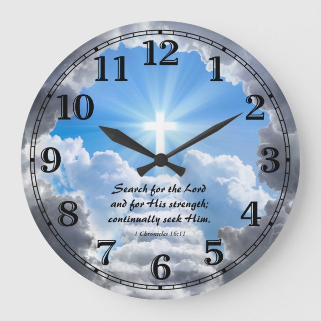 Grande Horloge Ronde Religious Bible quota Versalizable Clock (Recto)