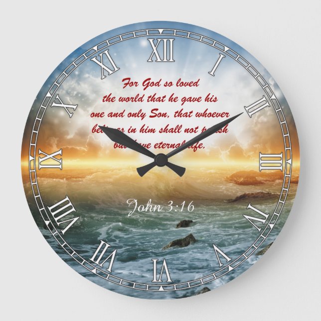 Grande Horloge Ronde Religious Bible quota Versalizable Clock (Recto)