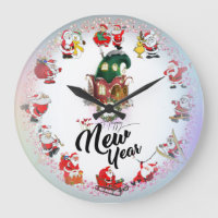 Reloj de pared en multicolore