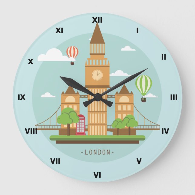 Grande Horloge Ronde Reloj de pared Londres  (Recto)