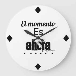 Grande Horloge Ronde Reloj de pared motivation