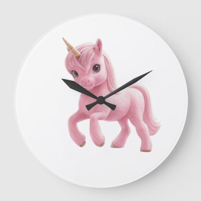 Grande Horloge Ronde Reloj de pared Unicornio (Recto)