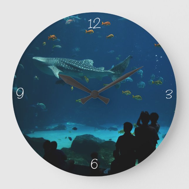 Grande Horloge Ronde Rencontre avec le requin baleine (Recto)