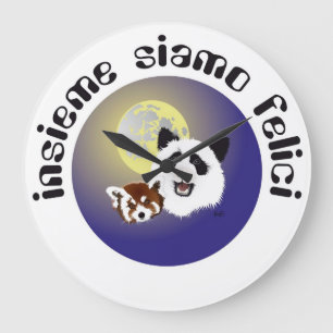 Grande Horloge Ronde Rencontre Panda