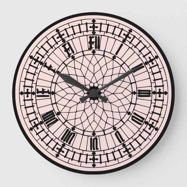 Grande Horloge Ronde Réplique Big Ben Iconique (Recto)