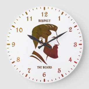 GRANDE HORLOGE RONDE RESPECTER LA BARRIÈRE