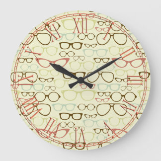 Grande Horloge Ronde Rétro hippie de monocle