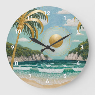 Grande Horloge Ronde Rives d'or