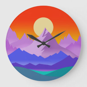 Grande Horloge Ronde Rocheuses canadiennes Lacs glaciaires Heure dorée