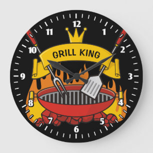 Grande Horloge Ronde Roi du Grill