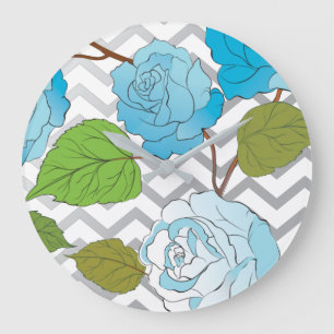 Grande Horloge Ronde Rose 14