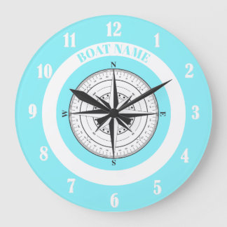 Grande Horloge Ronde Rose des vents