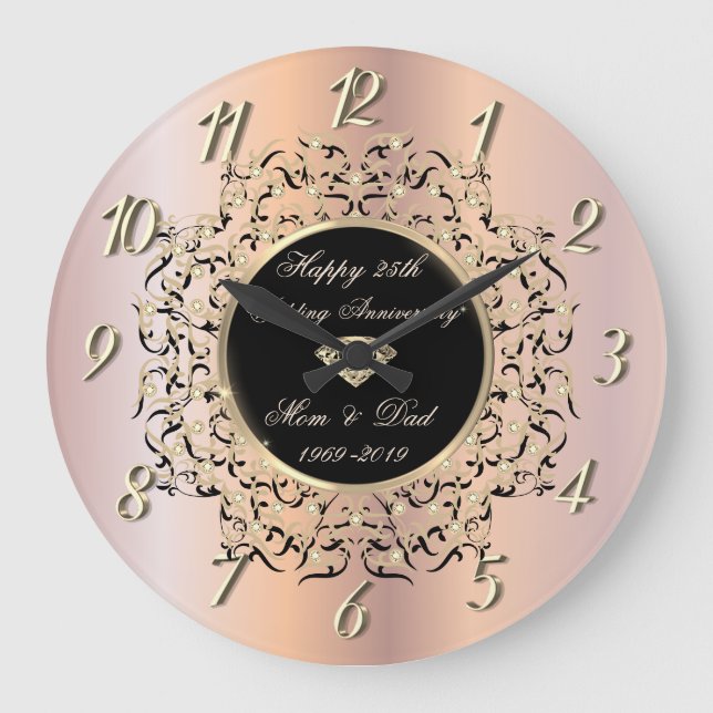 Grande Horloge Ronde Rose Gold 50 Wedding Anniversary (Recto)