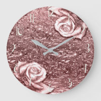 Rose Gold Chrome Liquide Métallisé Chic Glamour