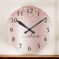 Rose Gold - Parties scintillant rose pâle Nom du m