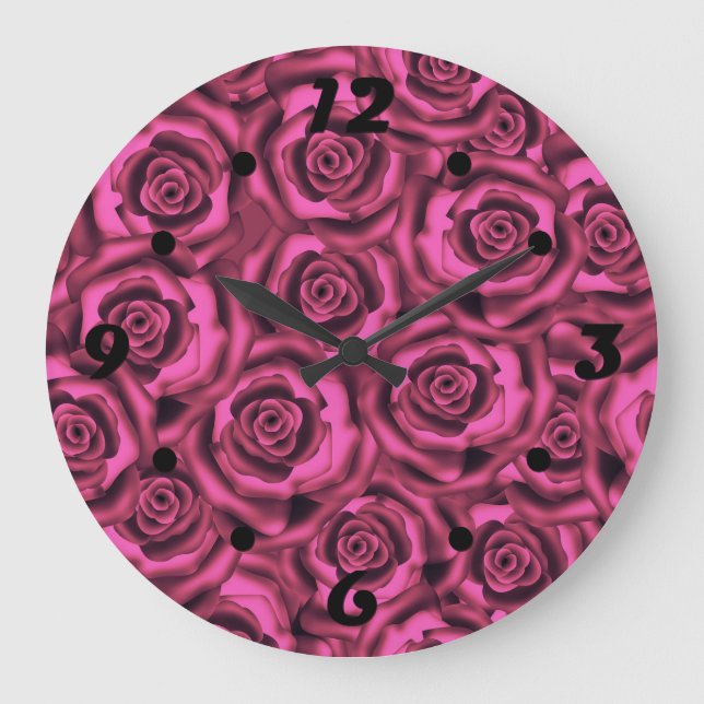 Grande Horloge Ronde Rose rose (Recto)