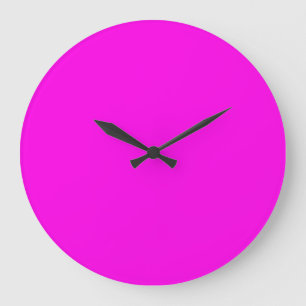 Grande Horloge Ronde Rose simple