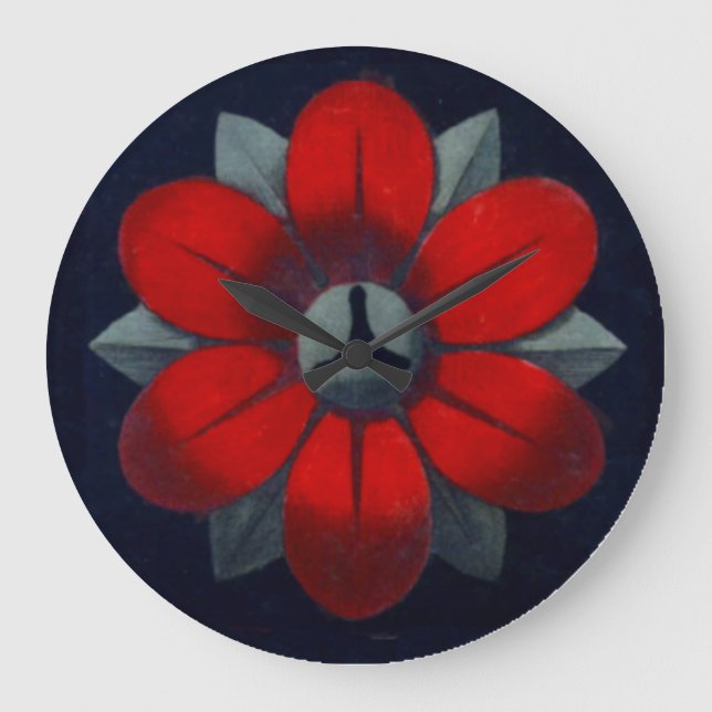 Grande Horloge Ronde Rosette architecturale n° 3 (Recto)