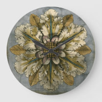 Rosette décorative de Demask sur l'arrière - plan