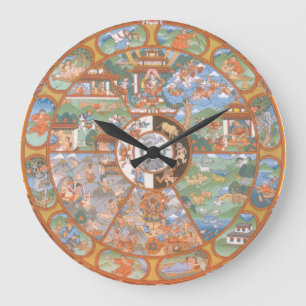 Grande Horloge Ronde Roue d'horloge de la vie