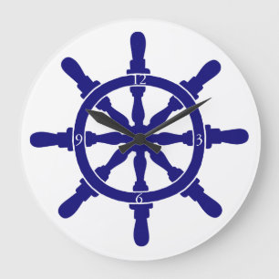 Grande Horloge Ronde Roue du navire